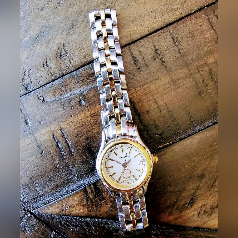 🇺🇸 2004 USA Olympic Hamilton ladies watch. Great collector item. - Picture 5 of 16